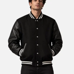 buy now Men’s Black Varsity Jacket