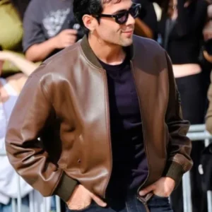 buy now PFW Diego Calva Leather Jacket