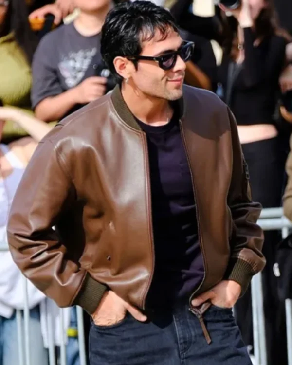 buy now PFW Diego Calva Leather Jacket