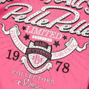 buy now Pelle Pelle Greatest Of All Time Jacket Pink White Jacket