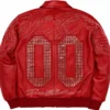 buy now Pelle Pelle x Opium Red Leather Bomber Jacket