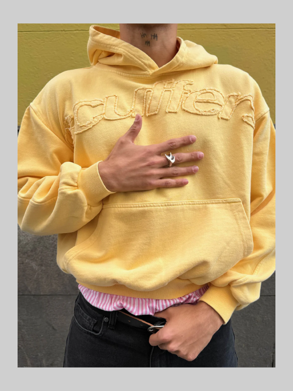 buy now Raw Yellow Scuffers Hoodie for sale