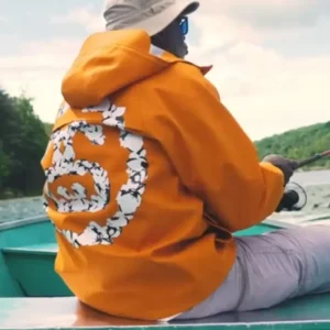 buy now Stussy x Denim Tears Orange Jacket