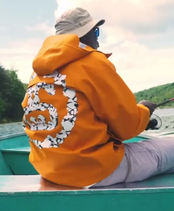 buy now Stussy x Denim Tears Orange Jacket