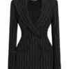 buy now Ted Lasso S04 Hannah Waddingham Black Pinstripe Blazer