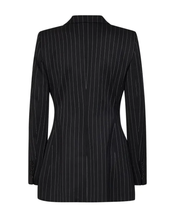 buy now Ted Lasso S04 Hannah Waddingham Black Pinstripe Blazer for sale