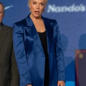 buy now Ted Lasso S04 Hannah Waddingham Blue Silk Blazer