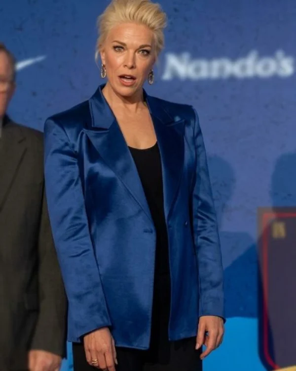 buy now Ted Lasso S04 Hannah Waddingham Blue Silk Blazer