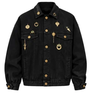 buy now The Voice S30 Queen Latifah Black Trucker Jacket