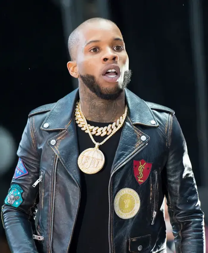 buy now Tory Lanez HOT 97 Summer Jam 2018 Biker Leather Jacket