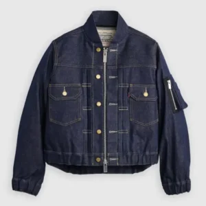 navy blue Levi’s x Sacai Blouson Jacket