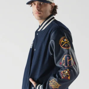 navy blue NBA Mexico City Game 2026 Jacket
