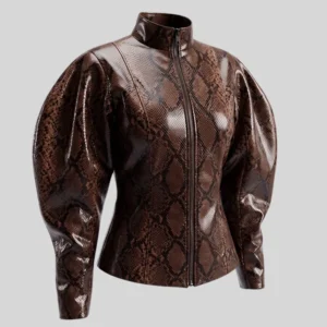 order now Brittany Mahomes Snake Print Jacket