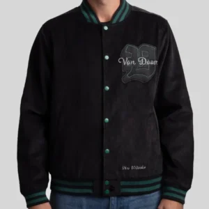 order now Doctor Doom Corduroy Varsity Jacket For Sale