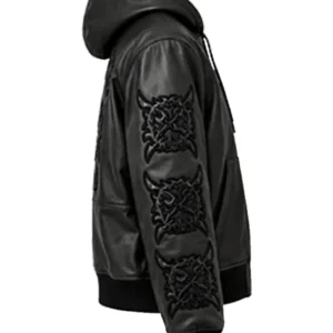 order now Ken Carson Avirex x Cartunez Leather Jacket