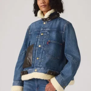 order now Levis Sacai Sherpa Jacket