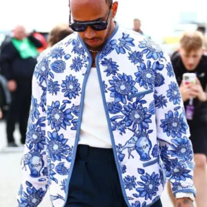 order now Lewis Hamilton x Dior Floral Jacket For Sale