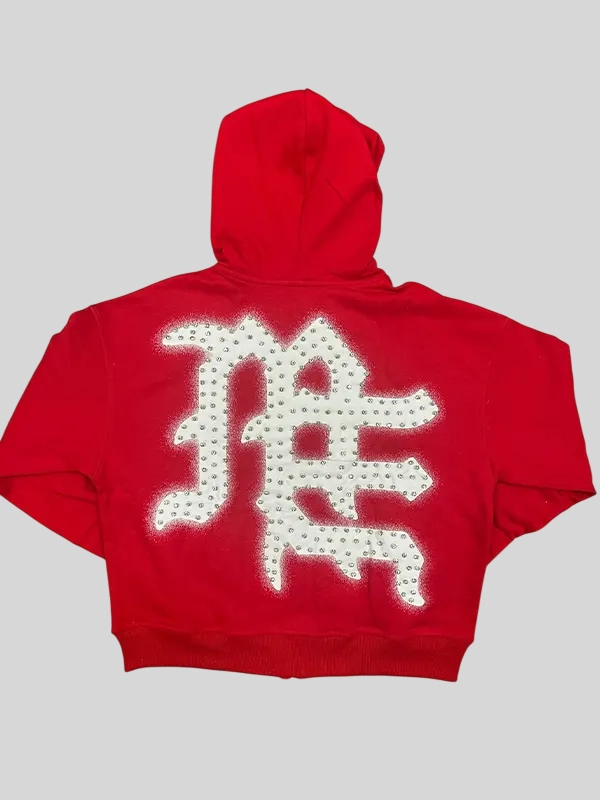 order now Mixed Emotion End Rhinestone Hoodie For Sale