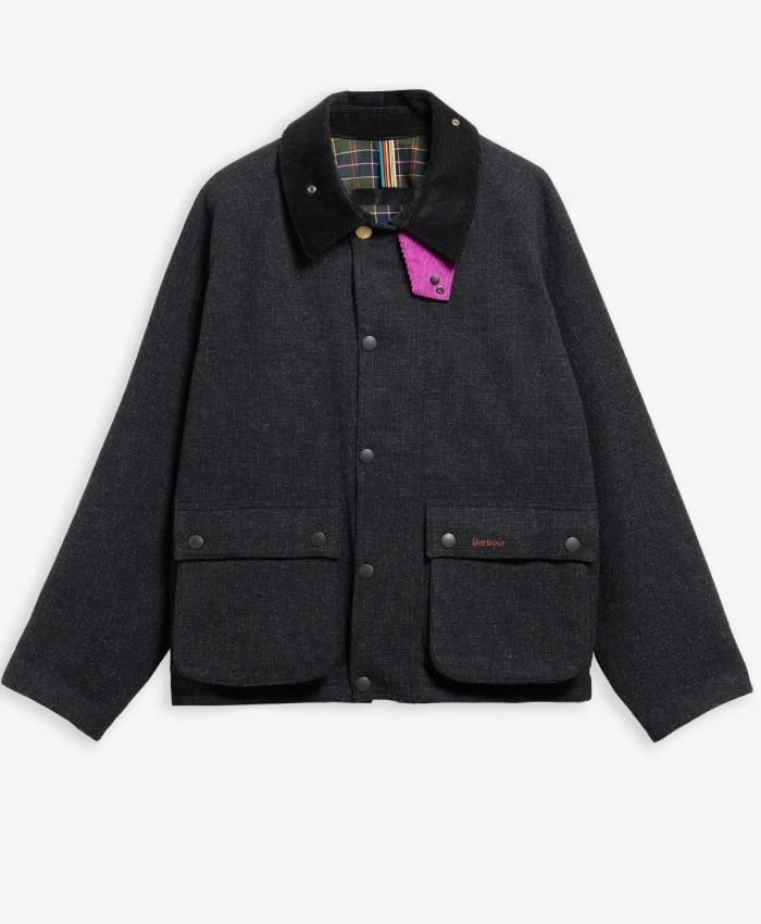 Paul Smith × Barbour Charcoal Transport Jacket - Image 3