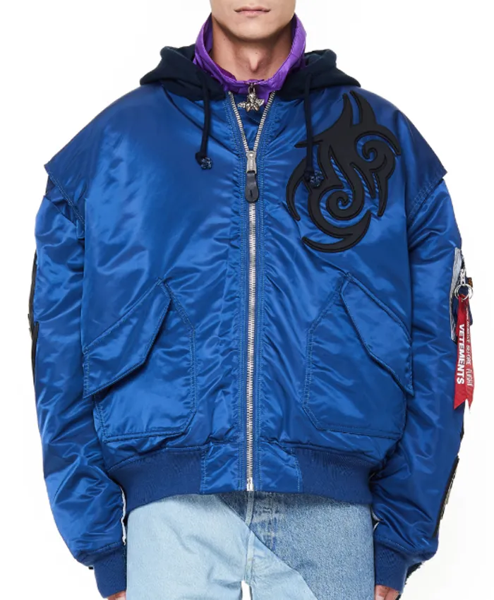 order now PlaqueBoyMax Vetements Tribal Bomber Jacket