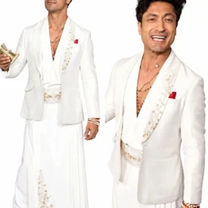 order now Vidyut Jammwal Street Fighter Premiere White Blazer