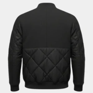 shop Miles Teller The Gorge Black Quilted Parachute Jacket