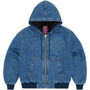 shop now Corteiz Nike Denim Hoodie