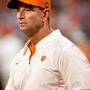 shop now Dabo Swinney 2026 Clemson Tigers Half-Zip Jacket