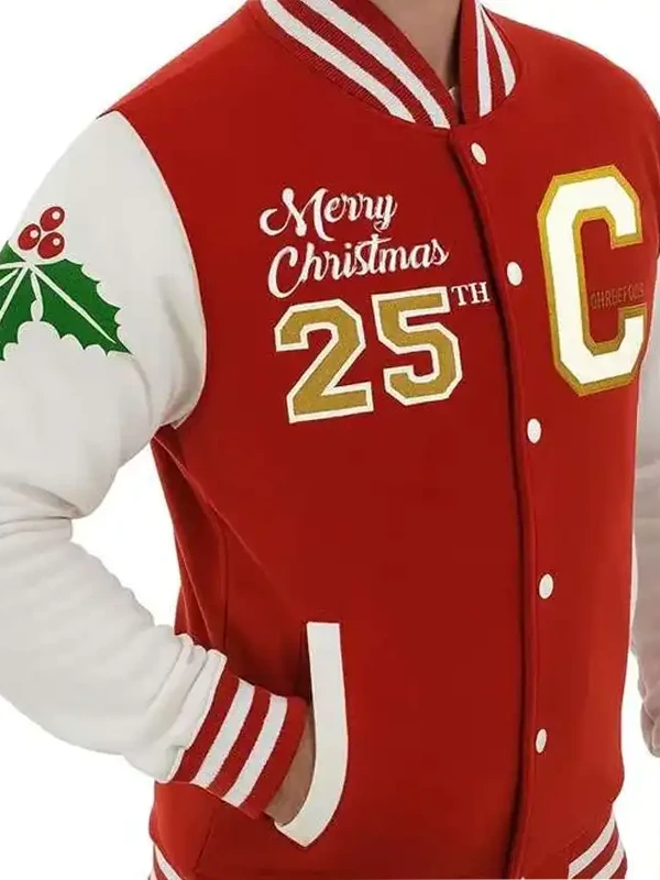 shop now Merry Christmas Varsity Jacket