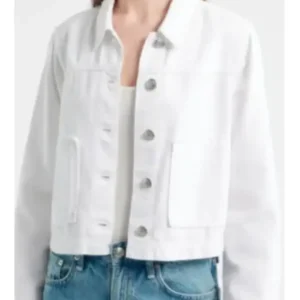 shop now Mia Knight The Voice S03 White Denim Jacket