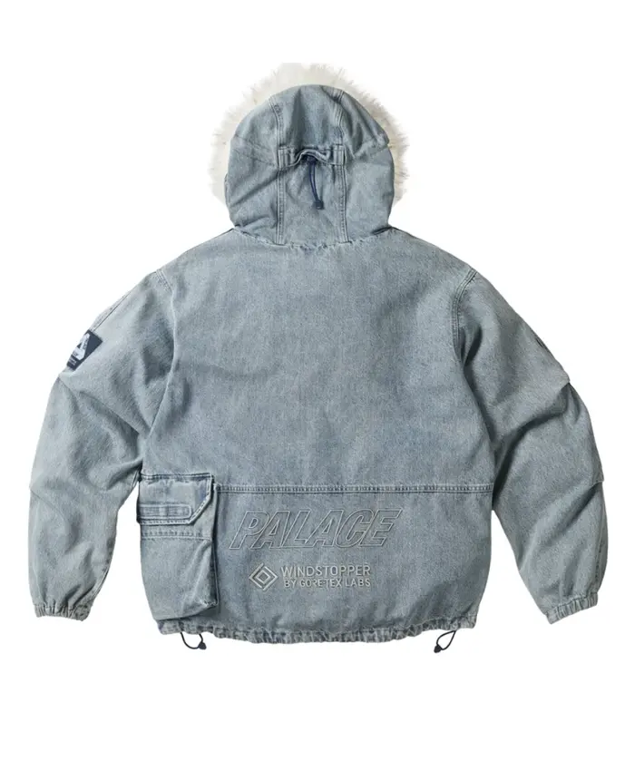 shop now Palace Skateboards Windstopper Gore-Tex Denim Jacket