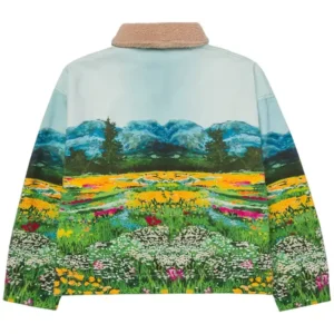 shop now Ryoko Rain Valley of Flowers Sherpa Work Cotton Jacket