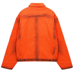 shop now Steel Embossed Heavyweight Canvas Work Orange Jacket